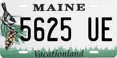 ME license plate 5625UE