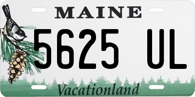 ME license plate 5625UL