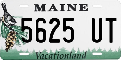 ME license plate 5625UT