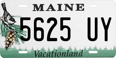 ME license plate 5625UY