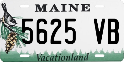 ME license plate 5625VB