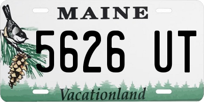 ME license plate 5626UT