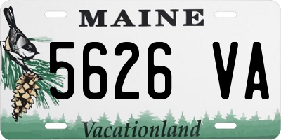 ME license plate 5626VA