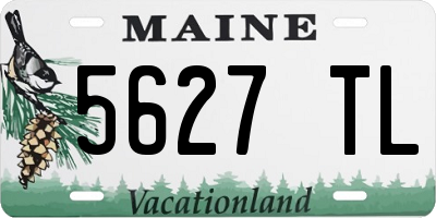 ME license plate 5627TL