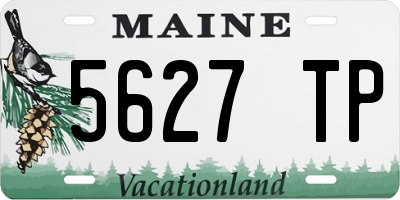 ME license plate 5627TP