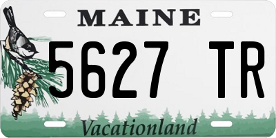 ME license plate 5627TR