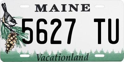 ME license plate 5627TU