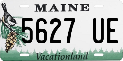 ME license plate 5627UE