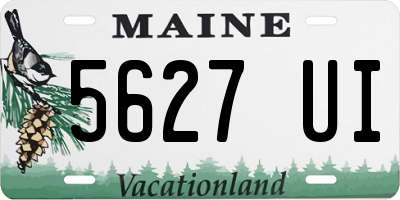 ME license plate 5627UI