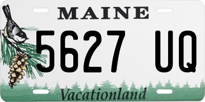 ME license plate 5627UQ