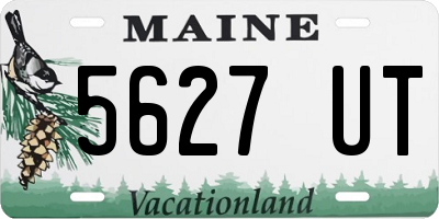 ME license plate 5627UT