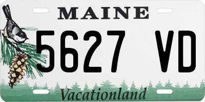 ME license plate 5627VD