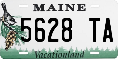 ME license plate 5628TA