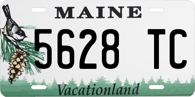 ME license plate 5628TC