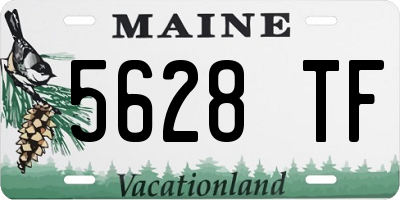 ME license plate 5628TF