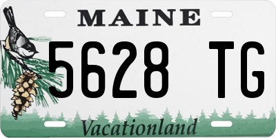 ME license plate 5628TG