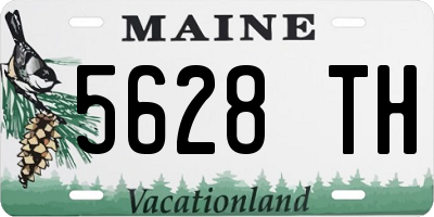 ME license plate 5628TH