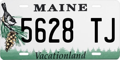 ME license plate 5628TJ