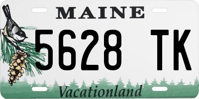 ME license plate 5628TK