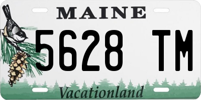 ME license plate 5628TM