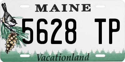 ME license plate 5628TP