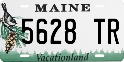 ME license plate 5628TR