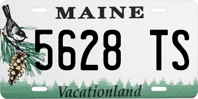ME license plate 5628TS
