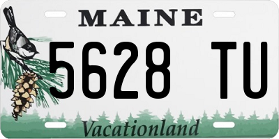 ME license plate 5628TU