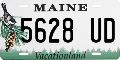 ME license plate 5628UD