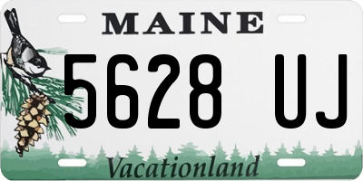 ME license plate 5628UJ