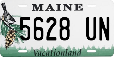 ME license plate 5628UN