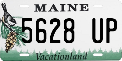 ME license plate 5628UP