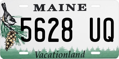 ME license plate 5628UQ