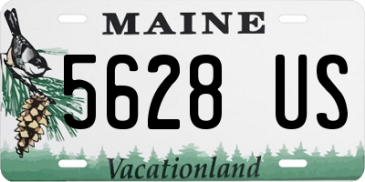 ME license plate 5628US