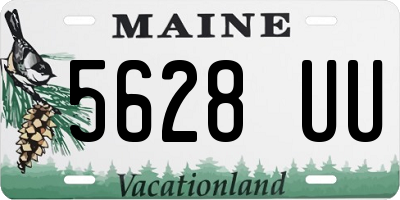 ME license plate 5628UU