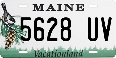 ME license plate 5628UV