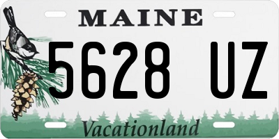 ME license plate 5628UZ