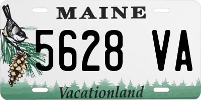 ME license plate 5628VA