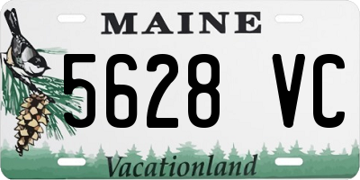 ME license plate 5628VC