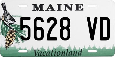 ME license plate 5628VD