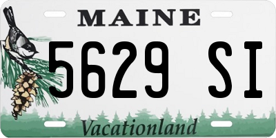 ME license plate 5629SI
