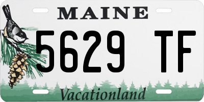 ME license plate 5629TF