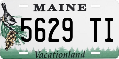 ME license plate 5629TI