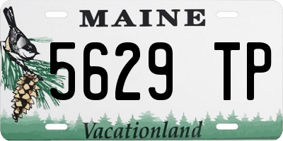 ME license plate 5629TP