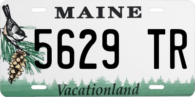 ME license plate 5629TR