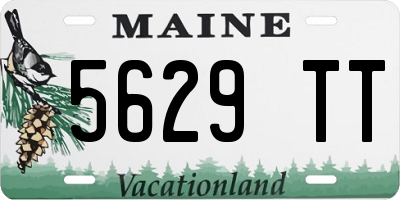 ME license plate 5629TT