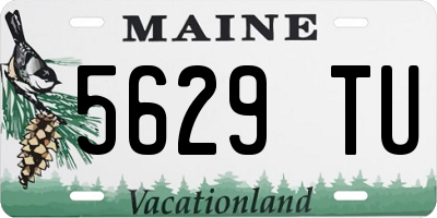ME license plate 5629TU