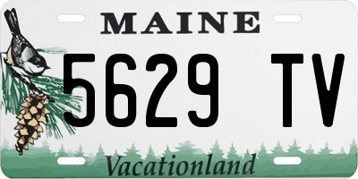 ME license plate 5629TV