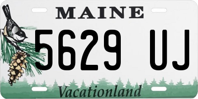 ME license plate 5629UJ