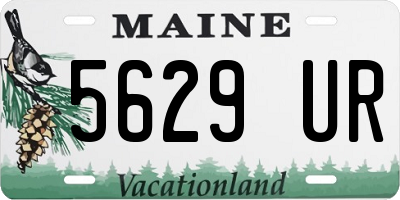 ME license plate 5629UR